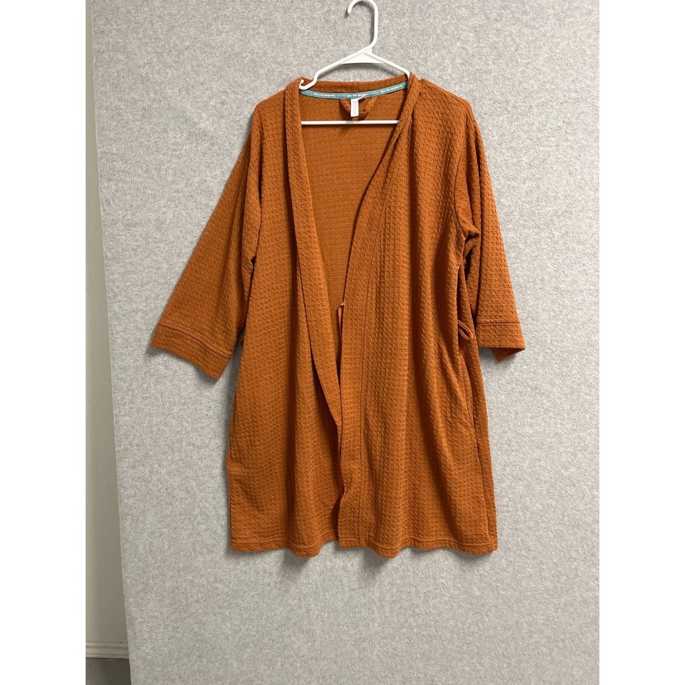 Joyspun You are Gorgeous Cardigan Sweater Womens L (12-14) Brown Textured Winter